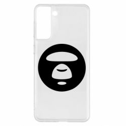 Чехол для Samsung S21+ Logo Bape Monkey - PrintSalon
