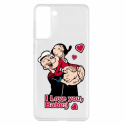Чехол для Samsung S21+ Люблю тебя, детка - PrintSalon