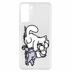 Чохол для Samsung S21+ Любов котів - PrintSalon