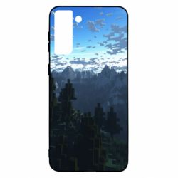 Чехол для Samsung S21+ Minecraft nature - PrintSalon