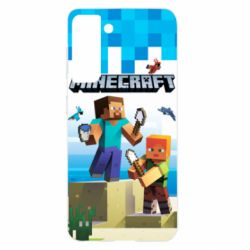 Чехол для Samsung S21 Minecraft summer - PrintSalon