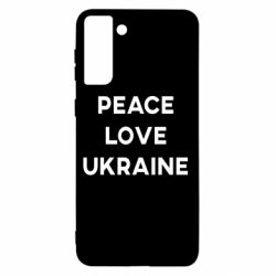 Чехол для Samsung S21+ Мир, любовь, Украина - PrintSalon
