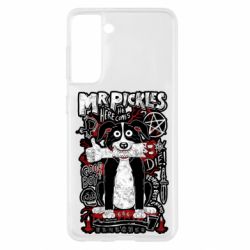 Чехол для Samsung S21 Mr pickles the dog - PrintSalon