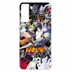 Чехол для Samsung S21+ Наруто Герои