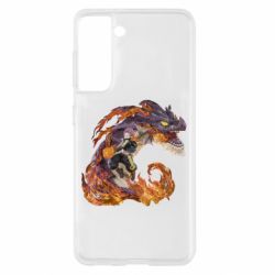 Чехол для Samsung S21 Natsu with a dragon - PrintSalon