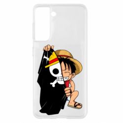 Чехол для Samsung S21 One piece chibi Luffy - PrintSalon