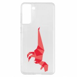 Чехол для Samsung S21+ Origami dinosaur - PrintSalon