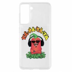 Чехол для Samsung S21 Перец Эдисон и доллары - PrintSalon