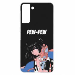 Чехол для Samsung S21+ Pew-Pew - PrintSalon