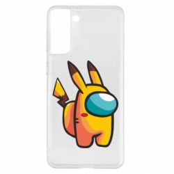 Чохол для Samsung S21+ Pikachu Among Us - PrintSalon
