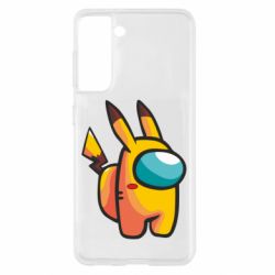 Чохол для Samsung S21 Pikachu Among Us - PrintSalon