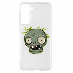 Чехол для Samsung S21 Plants vs zombie head - PrintSalon