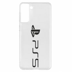 Чехол для Samsung S21+ PlayStation 5 Logo - PrintSalon