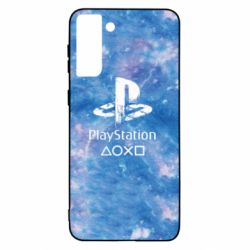 Чохол для Samsung S21+ Playstation on tai dai background - PrintSalon