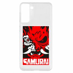 Чехол для Samsung S21+ Poster samurai Cyberpunk - PrintSalon