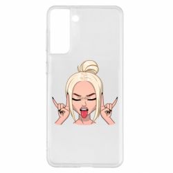 Чехол для Samsung S21+ Punk Girl - PrintSalon