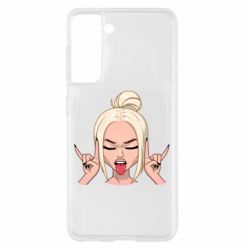 Чехол для Samsung S21 Punk Girl - PrintSalon