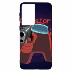 Чохол для Samsung S21 Red With A Gun - PrintSalon
