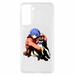 Чехол для Samsung S21 Rei Ayanami and Pen Pen - PrintSalon