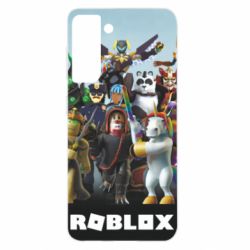 Чехол для Samsung S21 Roblox персонажи - PrintSalon