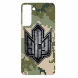 Чехол для Samsung S21 РУССКИЙ ВОЕННЫЙ КОРАБЛЬ ІДІ НА ХУЙ! ВСУ - PrintSalon