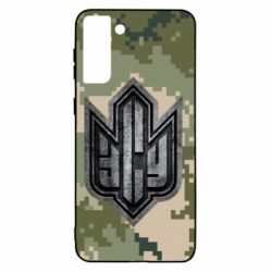 Чехол для Samsung S21+ РУССКИЙ ВОЕННЫЙ КОРАБЛЬ ІДІ НА ХУЙ! ВСУ - PrintSalon