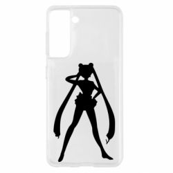 Чохол для Samsung S21 Sailor Moon silhouette - PrintSalon