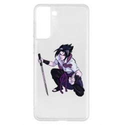 Чехол для Samsung S21+ Sasuke with katana - PrintSalon