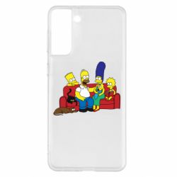 Чехол для Samsung S21+ Simpsons At Home - PrintSalon