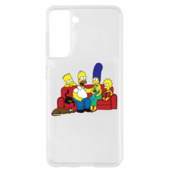 Чехол для Samsung S21 Simpsons At Home