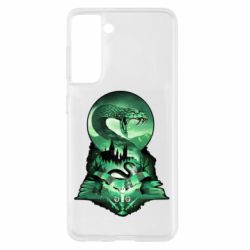 Чохол для Samsung S21 Slytherin collage - PrintSalon