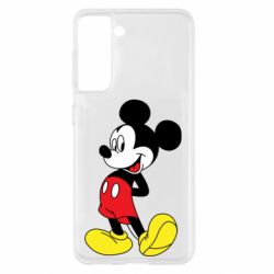 Чехол для Samsung S21 Smiling Mickey - PrintSalon