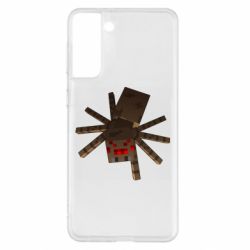 Чехол для Samsung S21+ Spider from Minecraft - PrintSalon