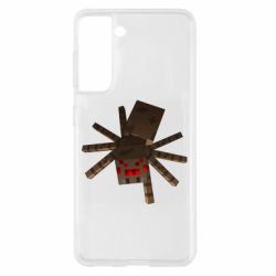 Чехол для Samsung S21 Spider from Minecraft - PrintSalon