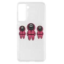 Чехол для Samsung S21 Солдаты Игра в Кальмара-PrintSalon Чехол для Samsung S21 Солдаты Игра в Кальмара