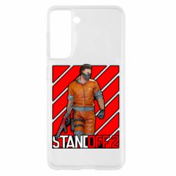 Чехол для Samsung S21 Standoff 2 Red Logo - PrintSalon