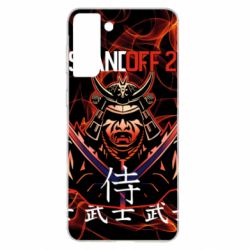 Чехол для Samsung S21+ Standoff Samurai And Fire - PrintSalon