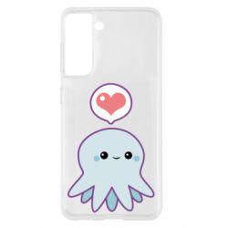 Чехол для Samsung S21 Sweet Octopus - PrintSalon