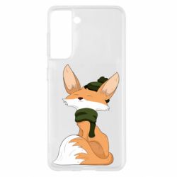 Чехол для Samsung S21 The Fox in the Hat - PrintSalon