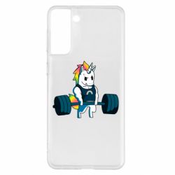 Чехол для Samsung S21+ The unicorn is rocking - PrintSalon