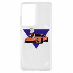 Чехол для Samsung S21 Ultra A4 Lamba - PrintSalon