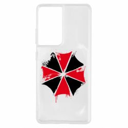 Чохол для Samsung S21 Ultra Амбрела арт бризки - PrintSalon