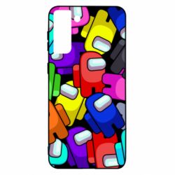 Чехол для Samsung S21 Ultra Among us multicolored - PrintSalon