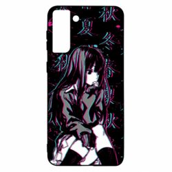 Чохол для Samsung S21 Ultra Anime Girl Glitch - PrintSalon