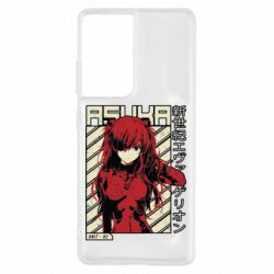 Чохол для Samsung S21 Ultra Аска Євангеліон - PrintSalon
