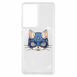Чохол для Samsung S21 Ultra Avenger Cat - PrintSalon