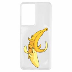Чехол для Samsung S21 Ultra Banana in a Banana - PrintSalon