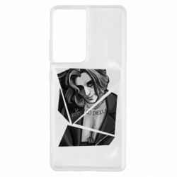 Чехол для Samsung S21 Ultra Black and white Damiano - PrintSalon