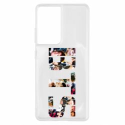 Чехол для Samsung S21 Ultra BTS collage - PrintSalon