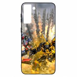 Чохол для Samsung S21 Ultra Bumblebee and Optimus Prime - PrintSalon
